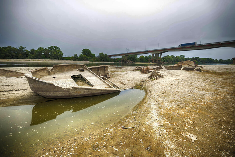 Najduža italijanska rijeka presušila (Foto: EPA-EFE)