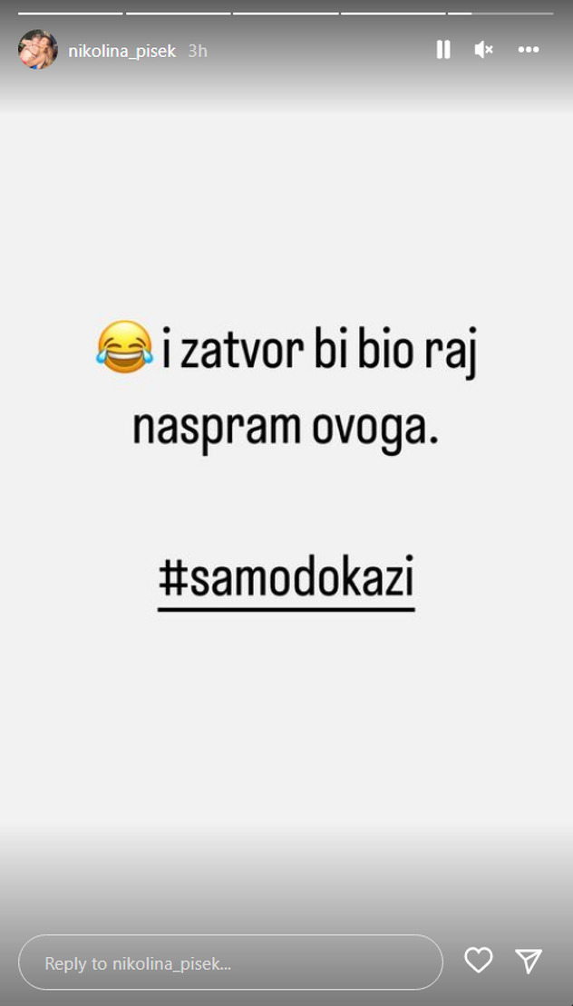 Nikolina se oglasila nakon oštrih optužbi svoga svekra (Foto: Instagram)