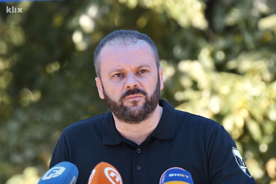 Pomoćnik načelnika Civilne zaštite Muhamed Memišević (Foto: D. S./Klix.ba)