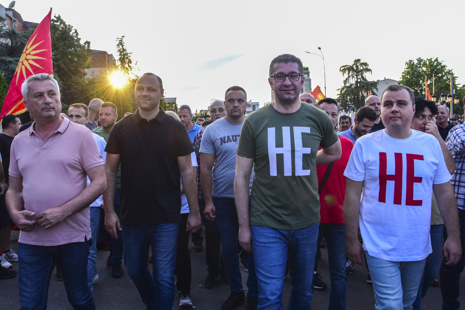 Lider VMRO-DPMNE Hristijan Mickoski (Foto: EPA-EFE)