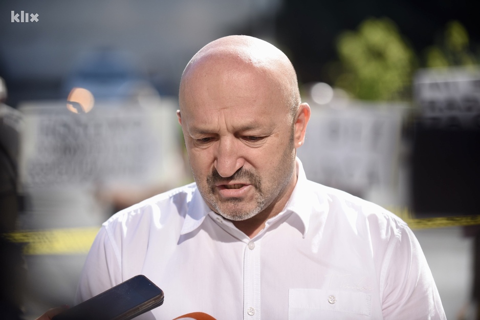 Samir Kurtović, predsjednik Sindikata državnih službenika i namještenika u FBiH (Foto: T. S./Klix.ba)
