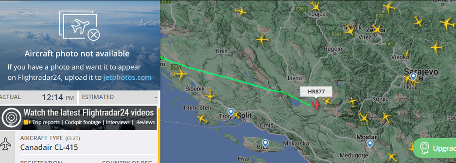 Foto: Screenshoot / Flightradar