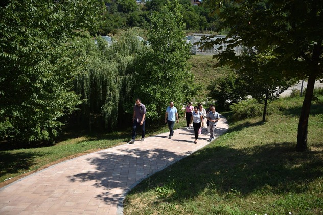 Pješačka staza od podnožja brda Mojmilo do Eko Kuće (Foto: Općina Novi Grad Sarajevo)