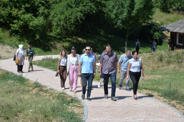 Načelnik Semir Efendić posjetio pješačku stazu (Foto: Općina Novi Grad Sarajevo)