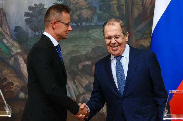 Peter Szijjarto i ruski ministar vanjskih poslova Sergej Lavrov (Foto: EPA-EFE)