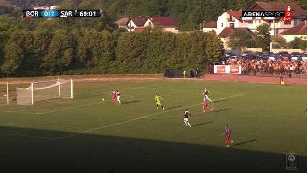 Trenutak kada je Mrkaić pogodio za 1:1