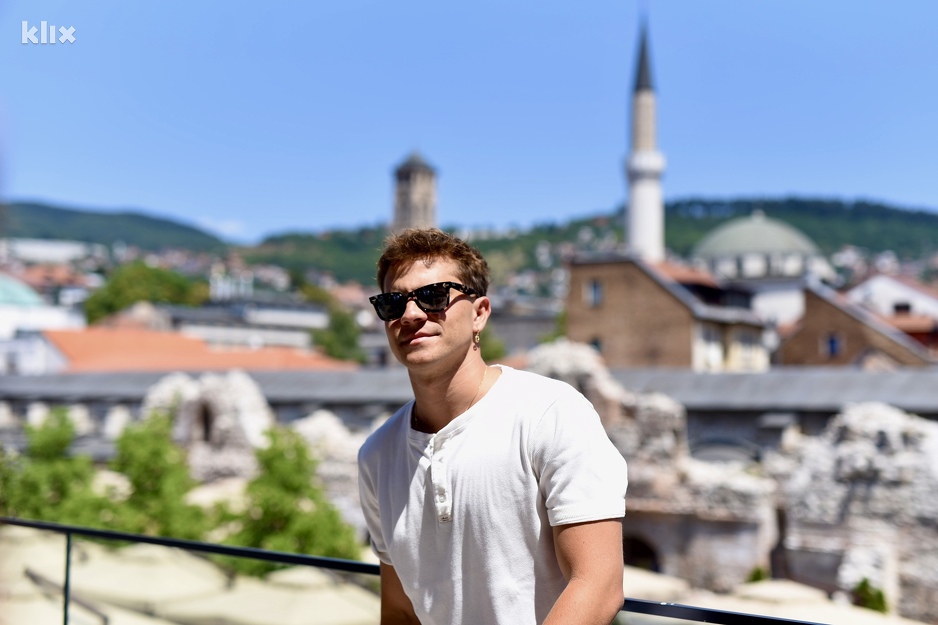 Lamoglia priznaje da je oduševljen gostoprimstvom u Sarajevu (Foto: T. S./Klix.ba)