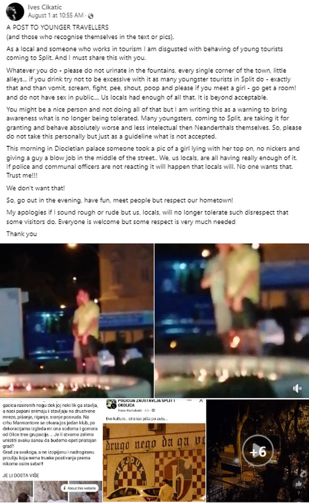 Ives je podijelila objavu u grupi za strance (Foto: Facebook)