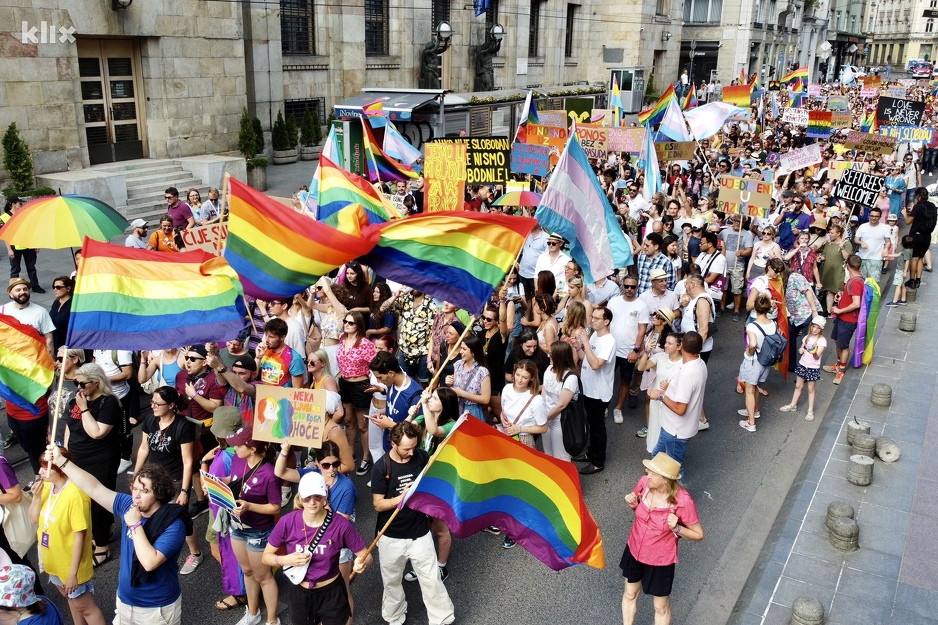 Sa ovogodišnje Povorke ponosa u Sarajevu održane 25. juna (Foto: D. S./Klix.ba)