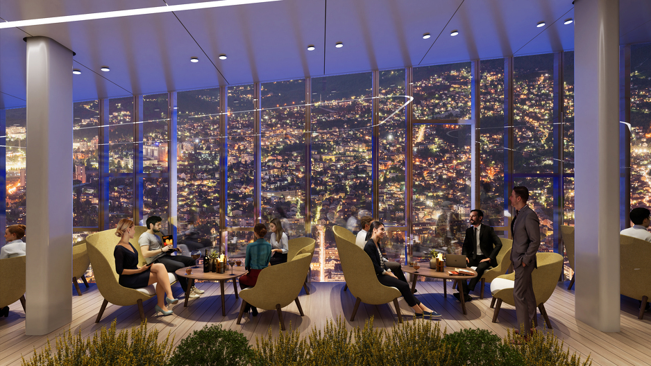 ROOF GARDENS restoran sa panoramskim pogledom na Sarajevo
