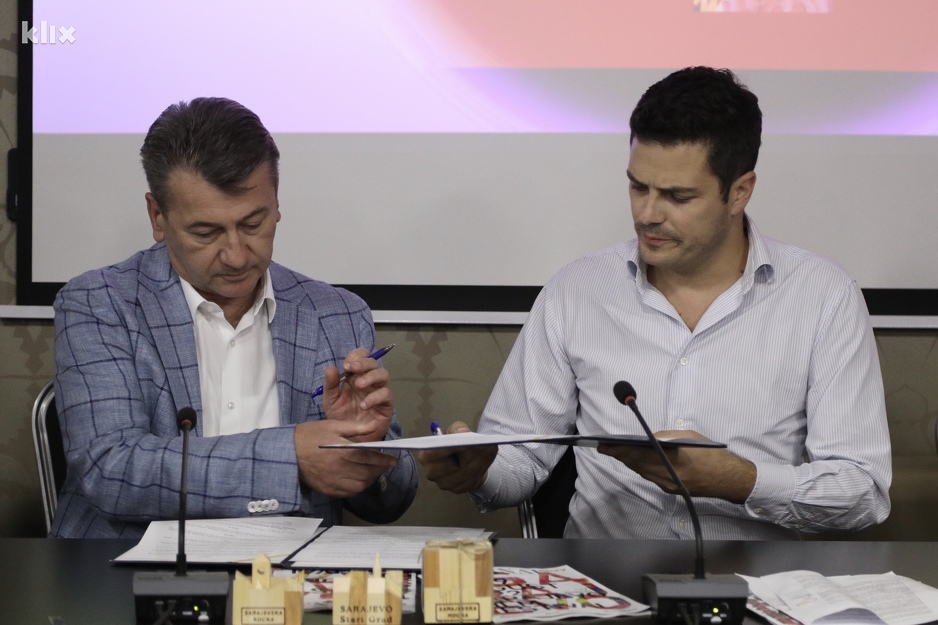 Ibrahim Hadžibajrić i Jovan Marjanović (Foto: I. L./Klix.ba)