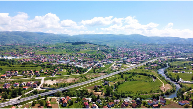 Pogled sa parcela