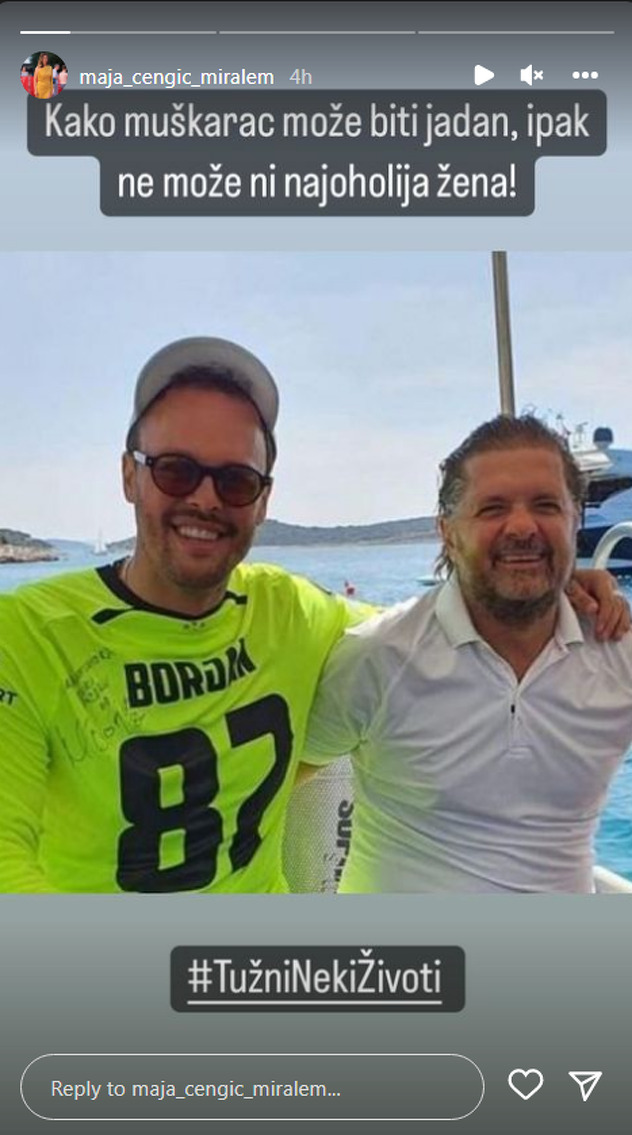 Maja Čengić Miralem oglasila se na svom Instagramu