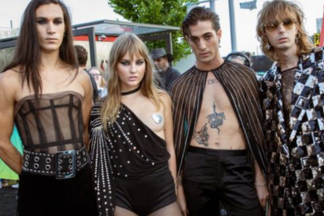 Maneskin prije nastupa na VMA-u