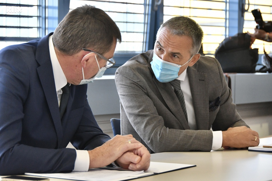 Vojin Mitrović i Nedžad Branković (Foto: I. Š./Klix.ba)