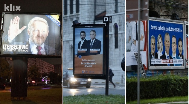 Osvanuli prvi predizborni plakati: Počela predizborna kampanja u BiH