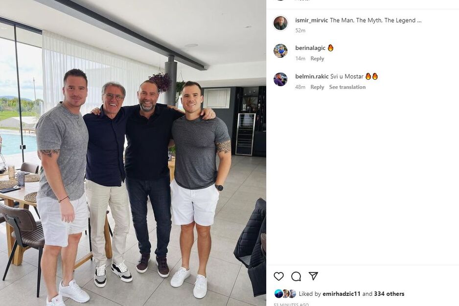 Mirvić tokom sastanka sa Mamićem (Foto: Screenshot)