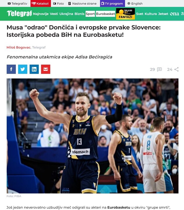 Naslov na Telegraf.rs