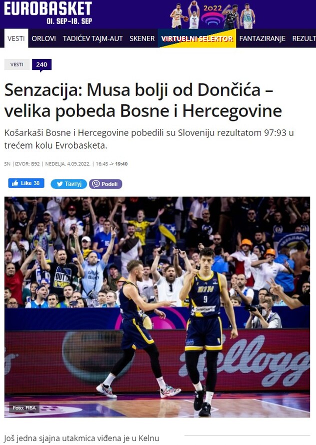 Naslov na B92