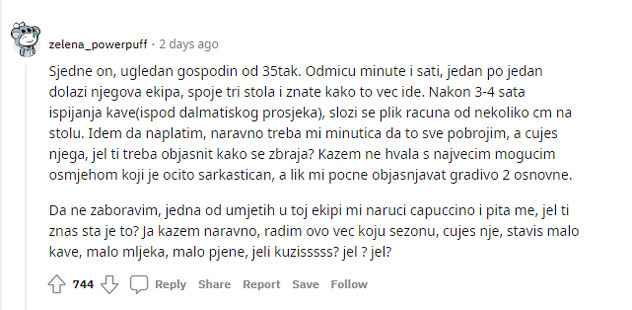 Brojni korisnici prepričali su svoje doživljaje (Foto: Reddit/Screenshot)