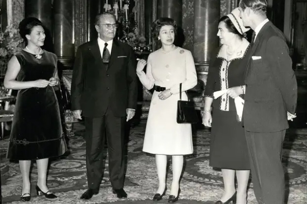 Druženje kraljice Elizabete II i Josipa Broza Tita