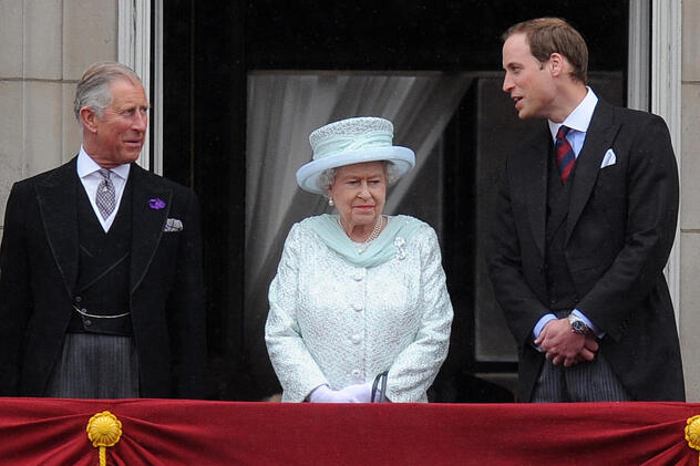 Princ Charles, Elizabeta II i princ William