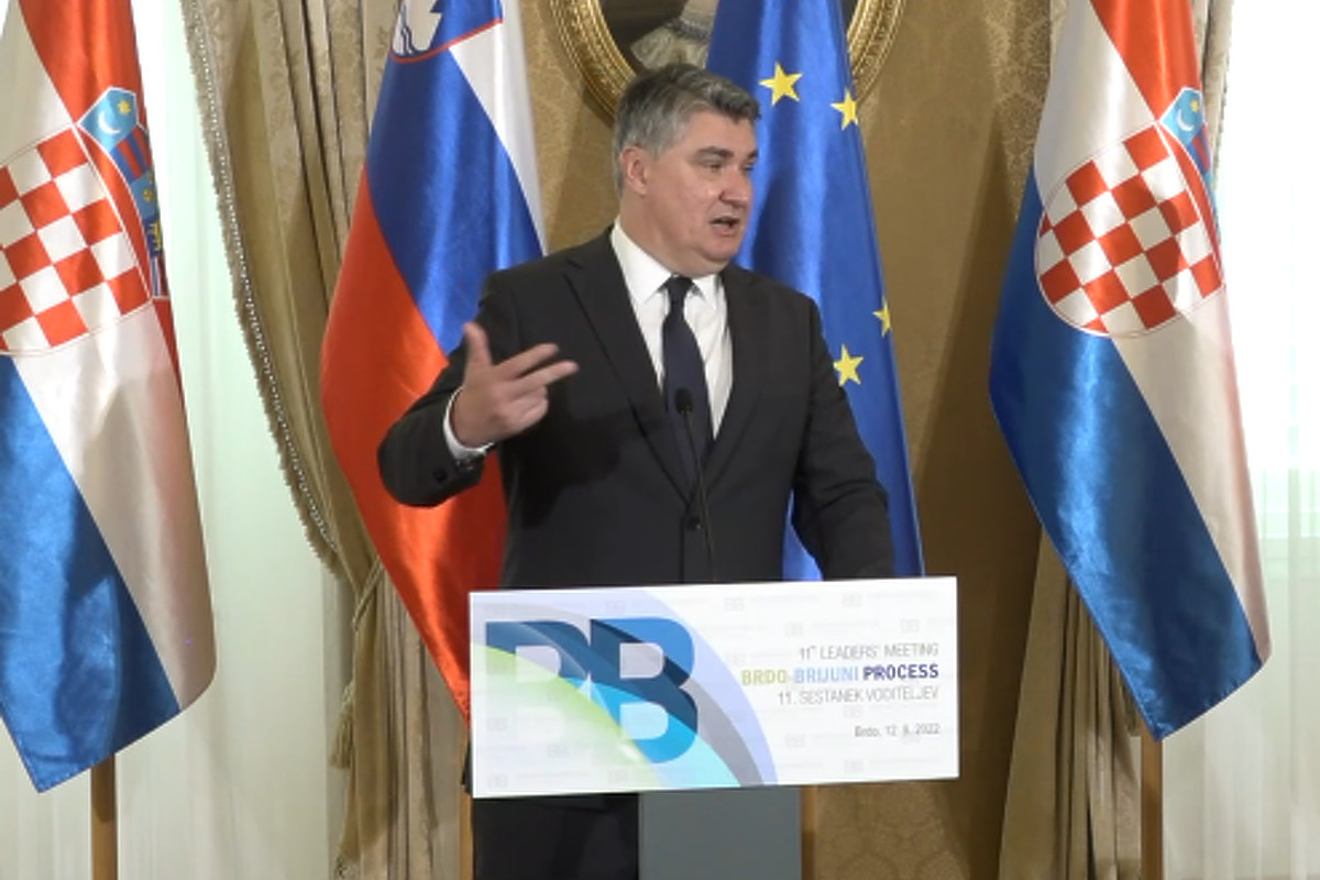 Zoran Milanović na konferenciji u Sloveniji