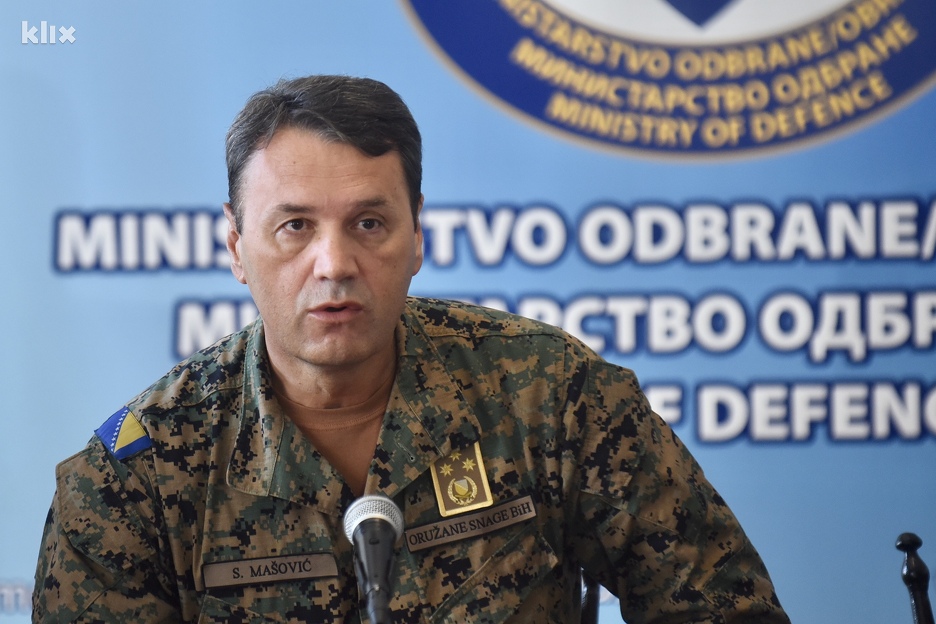 Načelnik Oružanih snaga BiH general-pukovnik Senad Mašović (Foto: T. S./Klix.ba)