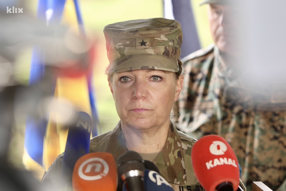 Pamela McGhan, zapovjednica NATO štaba Sarajevo brigadni general (Foto: I. L./Klix.ba)