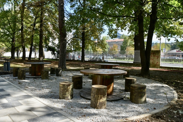 Novoizgrađeni park u Kampusu UNSA (Foto: I. Š./Klix.ba)
