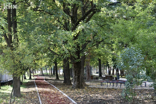 Novoizgrađeni park u Kampusu UNSA (Foto: I. Š./Klix.ba)