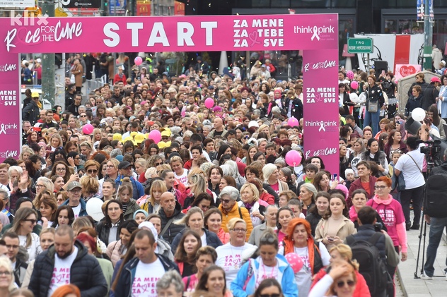U Sarajevu održana utrka "Race for the Cure" (Foto: T. S./Klix.ba)
