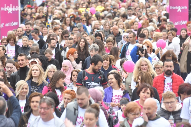 U Sarajevu održana utrka "Race for the Cure" (Foto: T. S./Klix.ba)