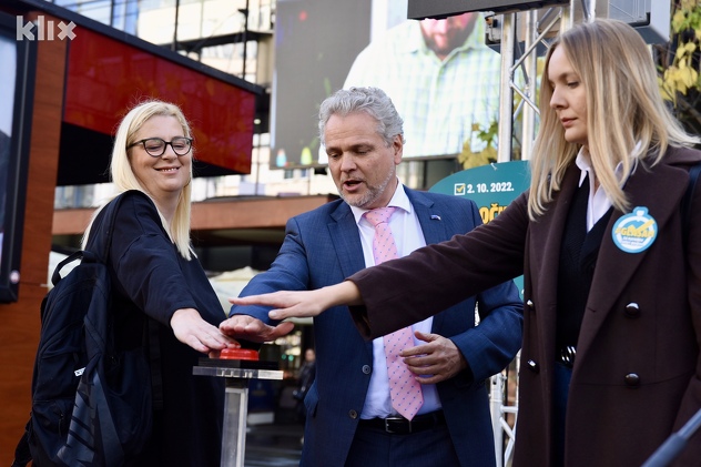 Promocija kampanje EU "Sve počinje izborom" u Sarajevu (Foto: T. S./Klix.ba)