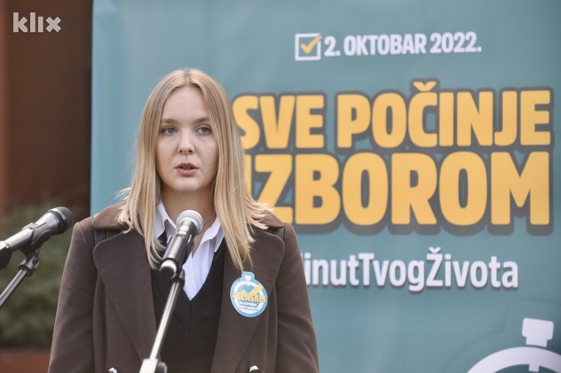Jedna od ambasadorica kampanje (Foto: T. S./Klix.ba)