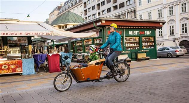 Teretni bicikli su korisni i za prijevoz djece (Foto: Stephan Doleschal)