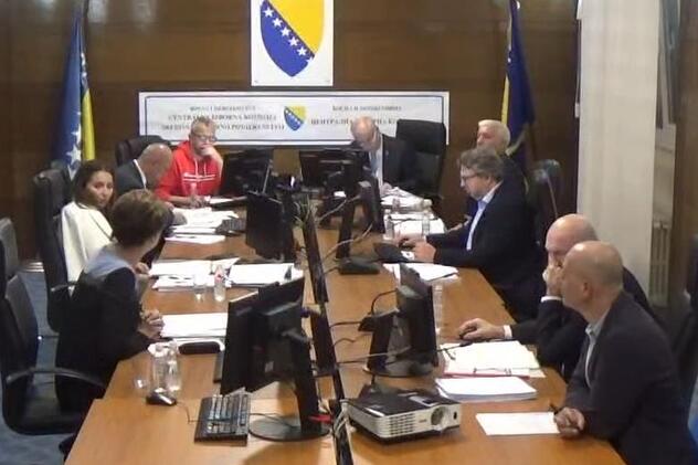 Detalj sa današnje sjednice CIK-a