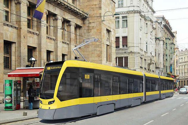 Tramvaji švicarskog Stadlera koje je kupio Kanton Sarajevo (Foto: Vlada KS)
