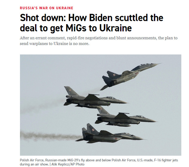 Tekst magazina Politico (Screenshot: Politico)