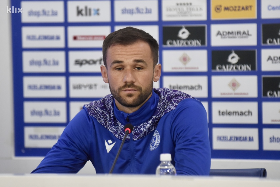 Galić: S Amoahom se družim i van terena, komuniciramo dosta i sve situacije, ofanzivno i defanzivno pokušavamo uskladiti (Foto: T. S./Klix.ba)