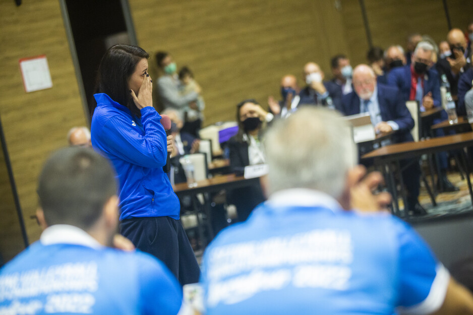 Suze Ukrajine na tehničkom sastanku (Foto: World Paravolley)