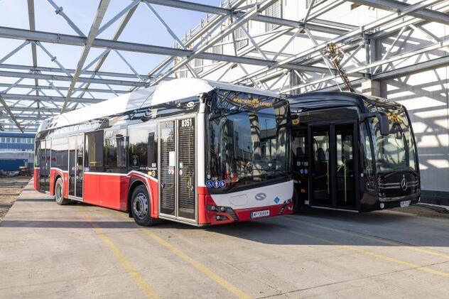 Solaris Urbino Hydrogen i eCitaro autobus (Foto: Wiener Linien/Alexandra Gritsevskaja)
