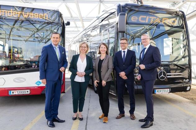 Solaris Urbino Hydrogen i eCitaro autobus (Foto: Wiener Linien/Alexandra Gritsevskaja)