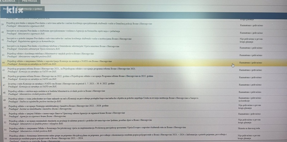 Državni ministri usvojili ANP