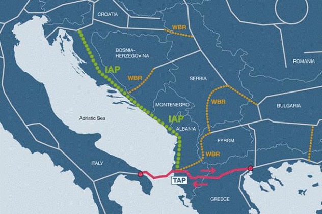 Planirani IAP i postojeći TAP (Foto: Twitter)