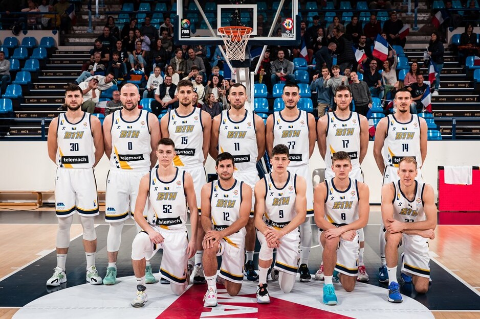 Tim BiH koji će se suprostaviti Francuskoj (Foto: FIBA)