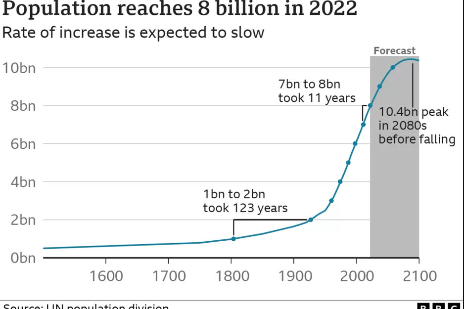 Rast svjetske populacije (Foto: BBC)