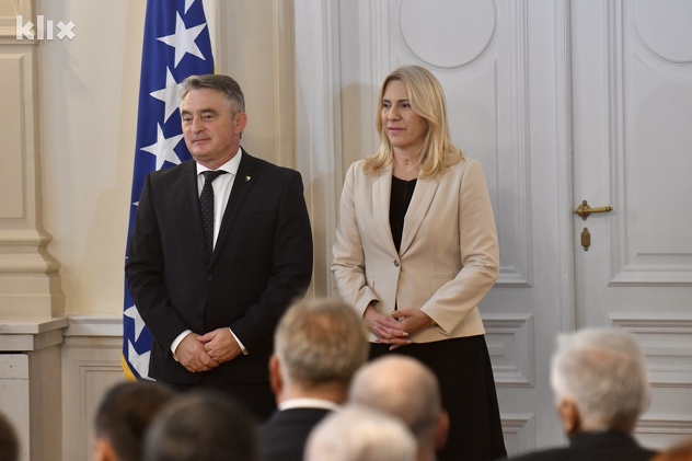 Željko Komšić i Željka Cvijanović (Foto: T. S./Klix.ba)