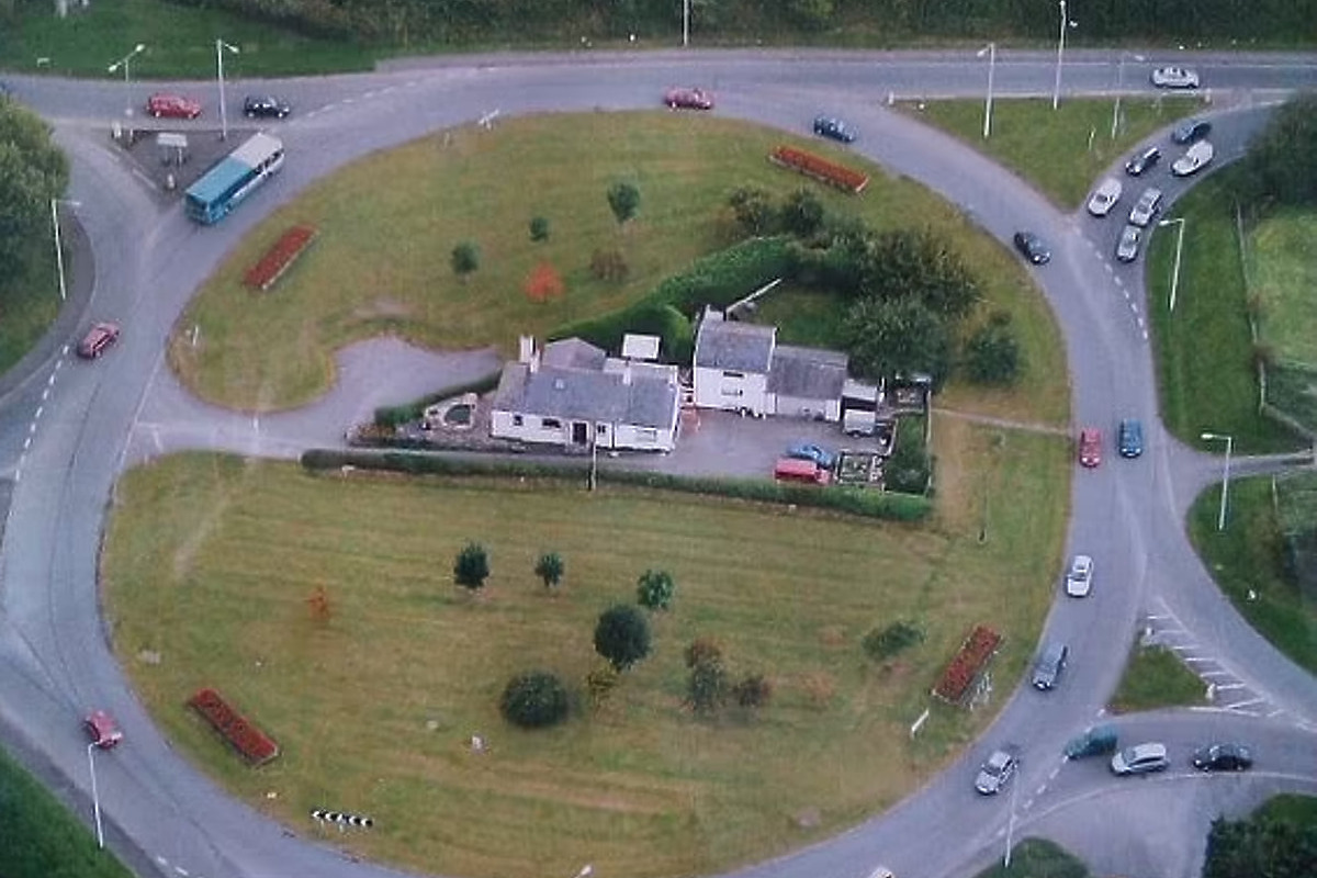 Pogled na njihovu kuću iz zraka (Foto: Daily Post Wales)