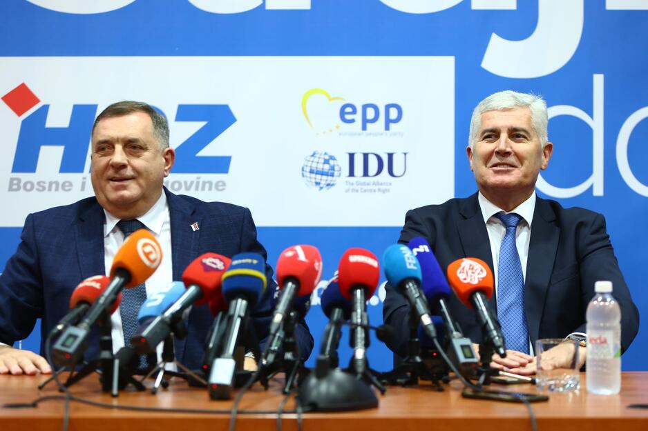 Milorad Dodik i Dragan Čović (Foto: Pixsell/Denis Kapetanovic)